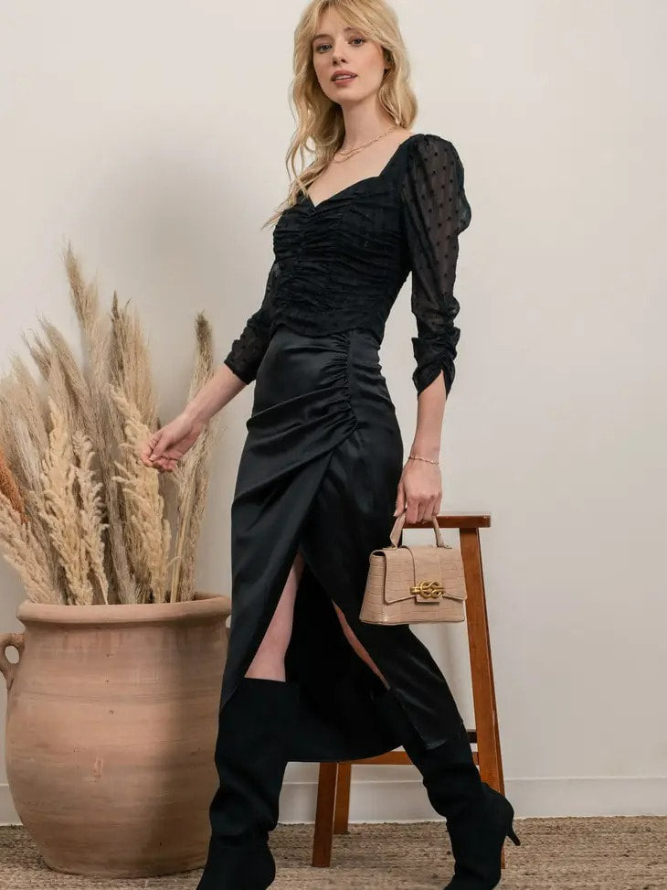 The Annie Oakley Top - Black