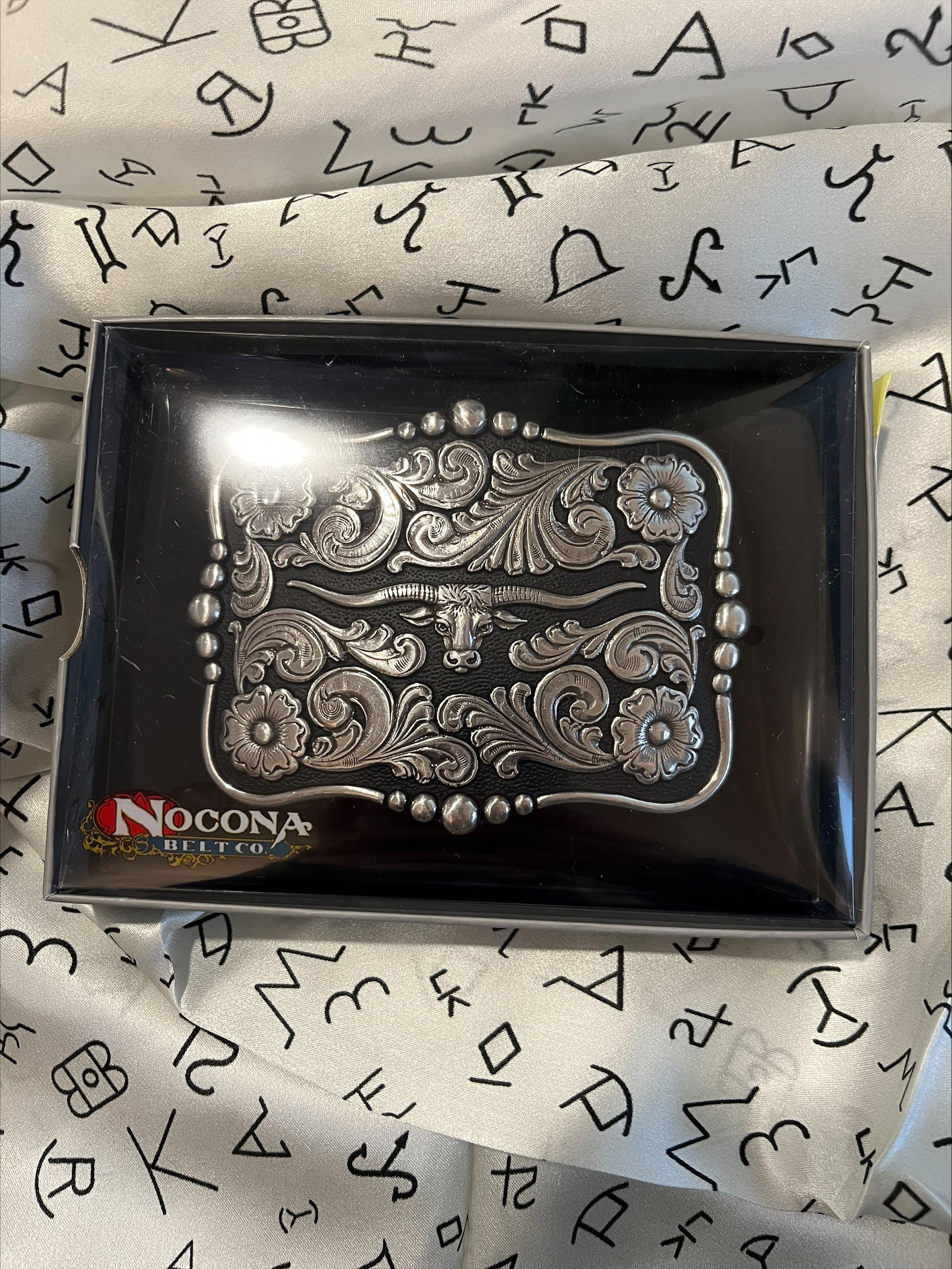 The Longhorn Classic Belt Buckle by Nocona