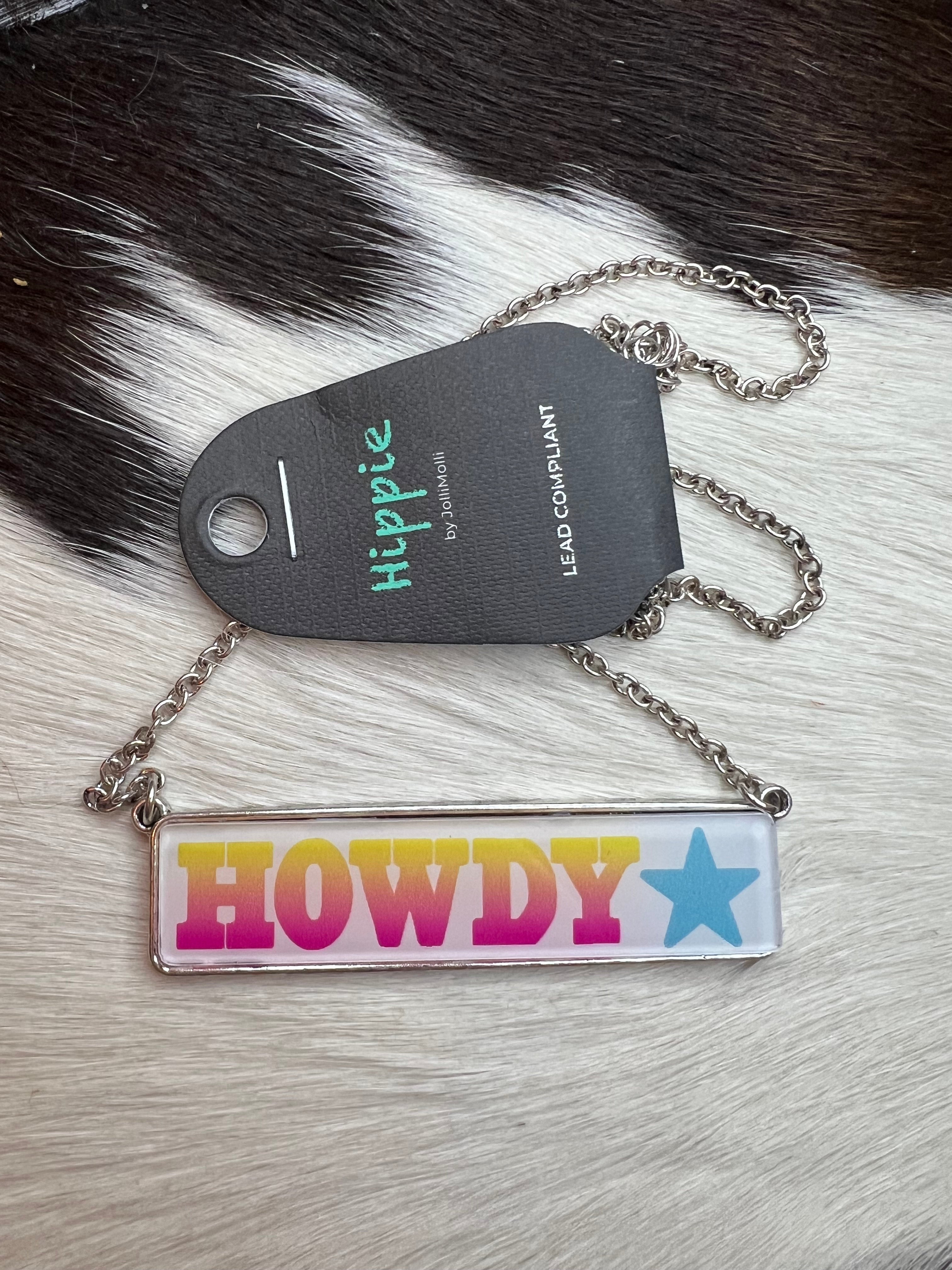 Howdy Bar Necklace