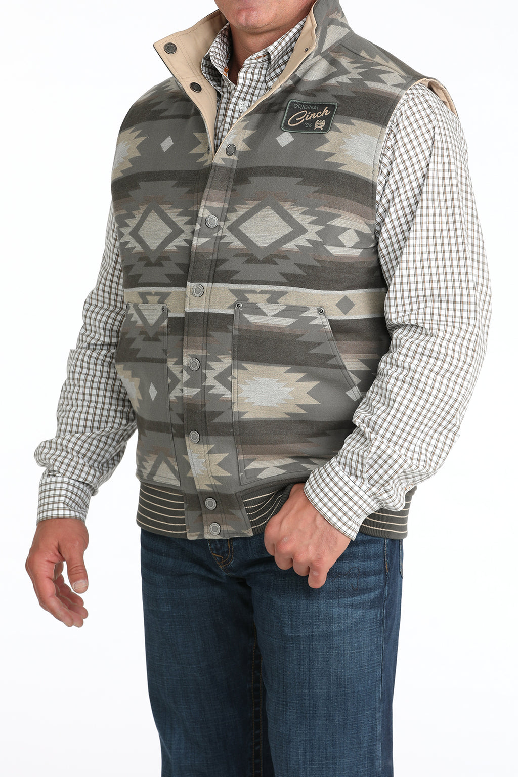 The River's Bend Men's Reversible Vest by Cinch
