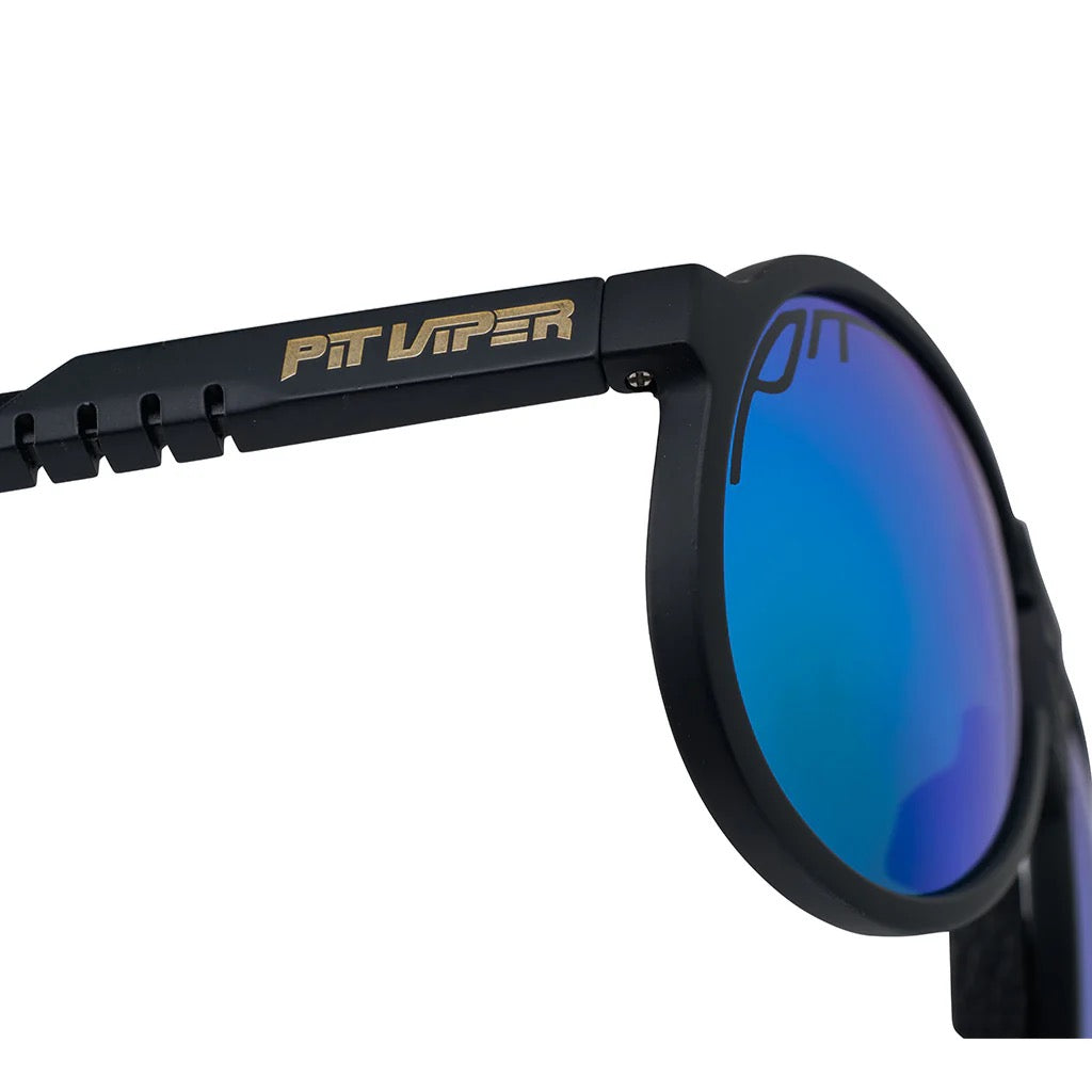 The Jethawk Exec HDPV Polarized Blue-Green Sunglasses by Pit Viper
