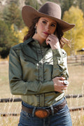 The Ivy Belle Pearl Snap Shirt by Cruel