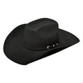 ARIAT Added Money 2X Black Felt Cowboy Hat