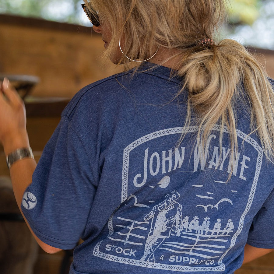 The John Wayner Tee by Hooey in Blue