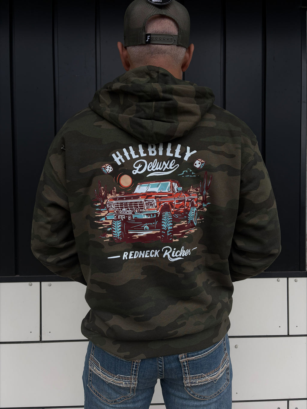 The Original Hillbilly Deluxe Hoodie Next Gen - Ford in Classic Camo