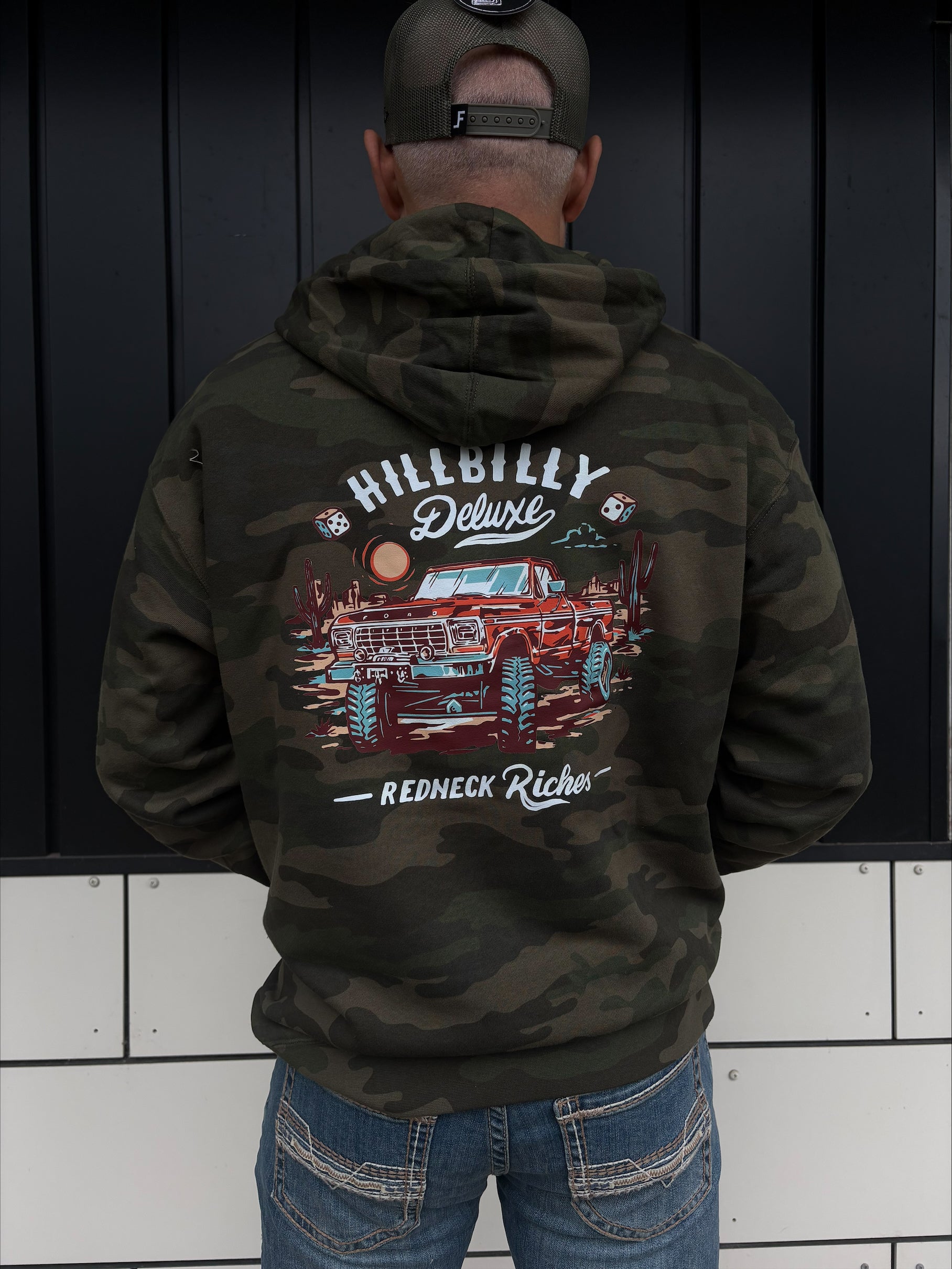 The Original Hillbilly Deluxe Hoodie Next Gen - Ford in Classic Camo