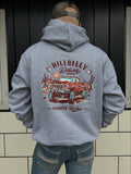 The Original Hillbilly Deluxe Hoodie - Next Gen in Ford/Grey