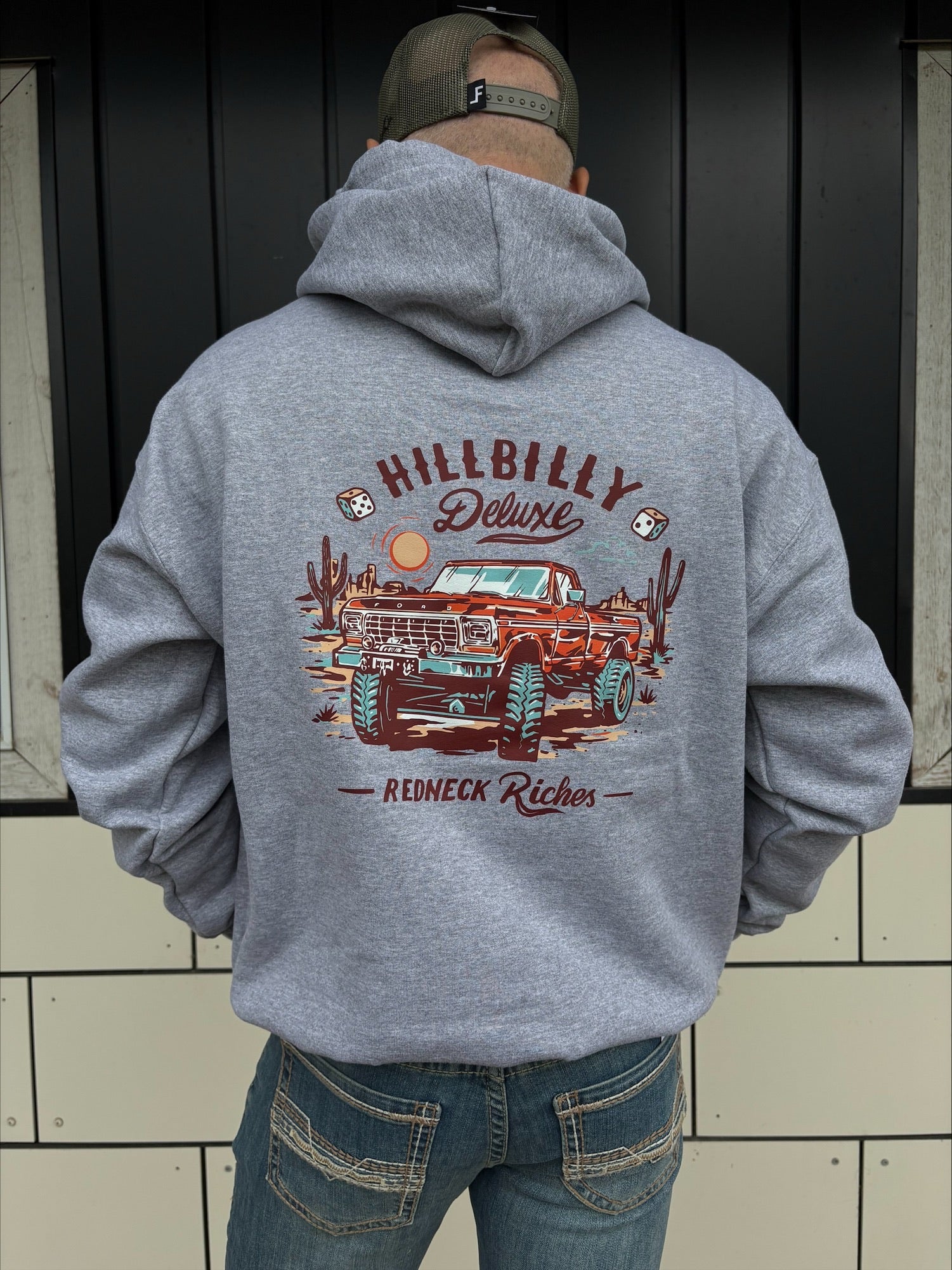 The Original Hillbilly Deluxe Hoodie Next Gen in Grey