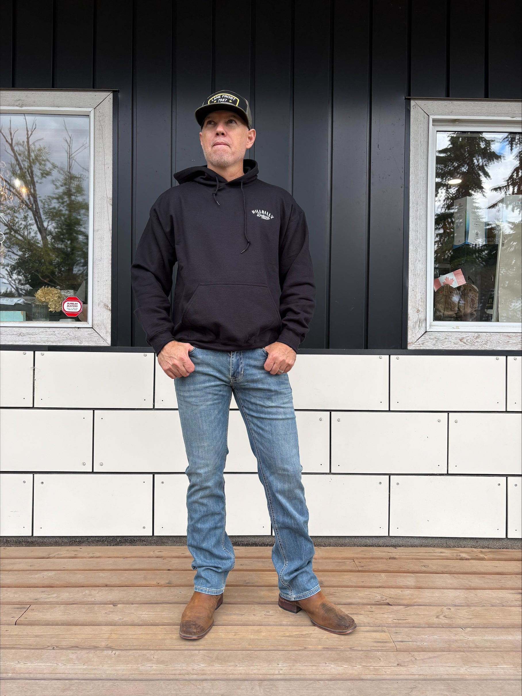 The Original Hillbilly Deluxe Hoodie Next Gen in Black