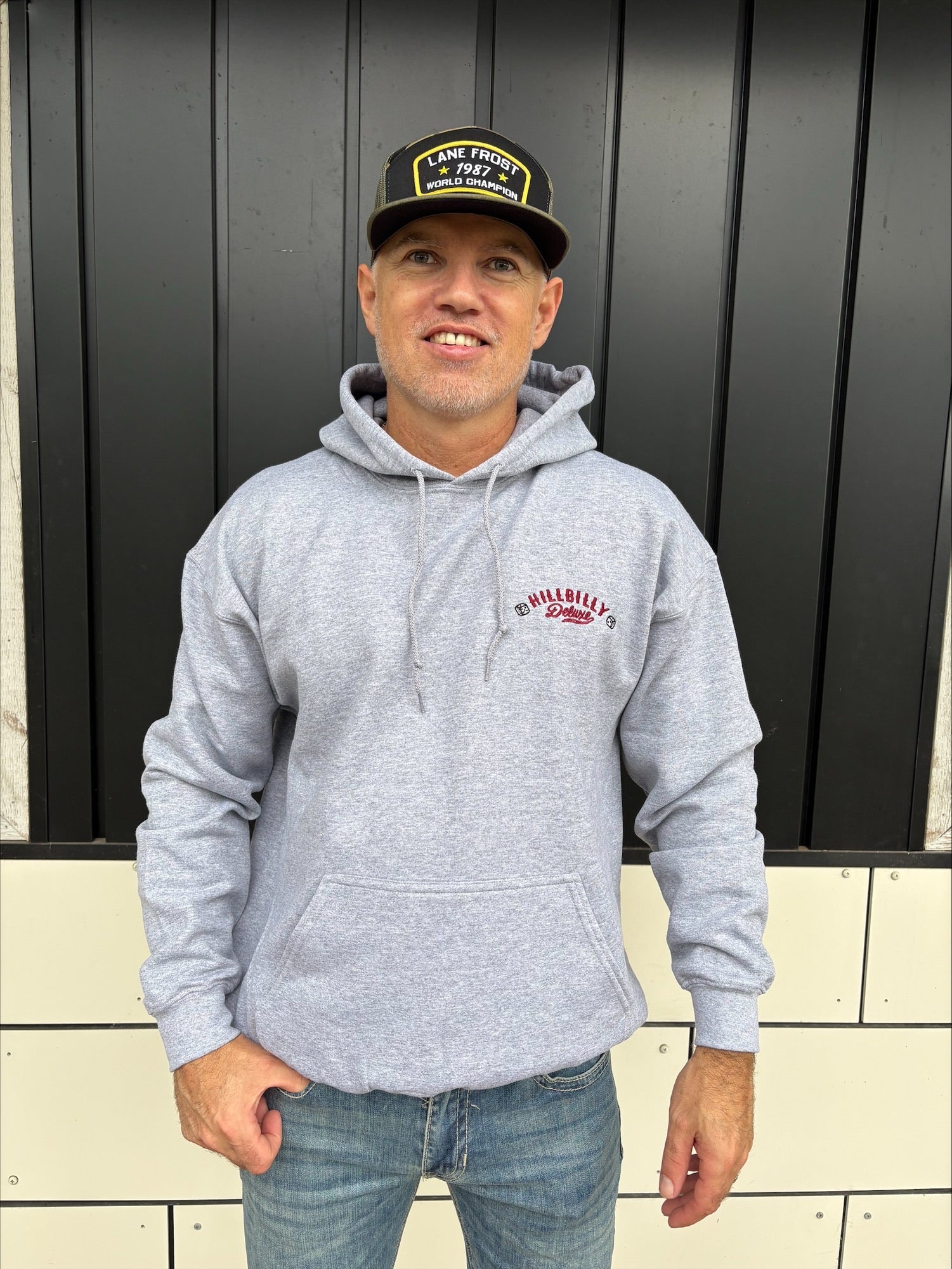 The Original Hillbilly Deluxe Hoodie Next Gen in Grey
