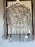 The Tinsel Town Lace Mesh Shirt by Lucky & Blessed