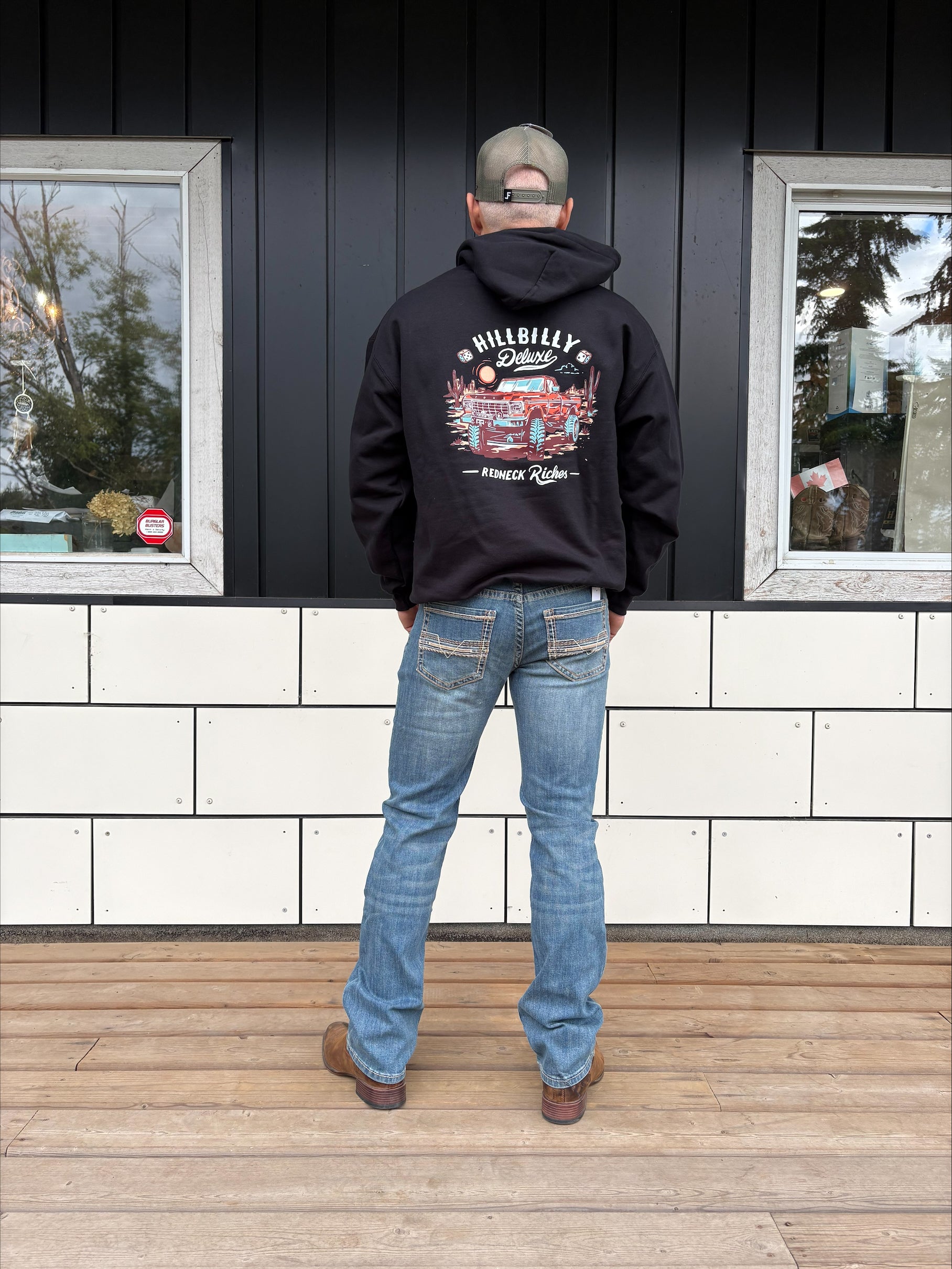The Original Hillbilly Deluxe Hoodie Next Gen in Black