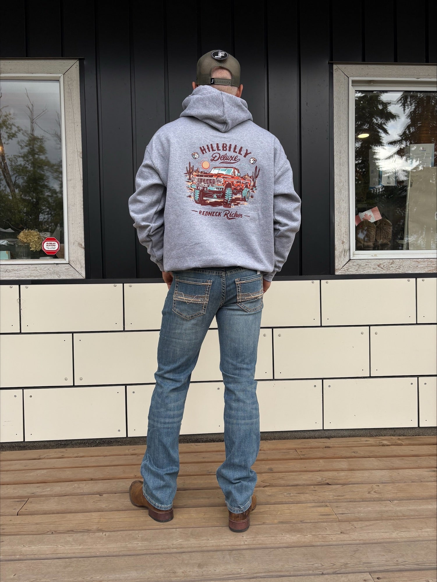The Original Hillbilly Deluxe Hoodie Next Gen in Grey