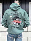 The Original Hillbilly Deluxe Hoodie Next Gen - Chevy in Forest Green