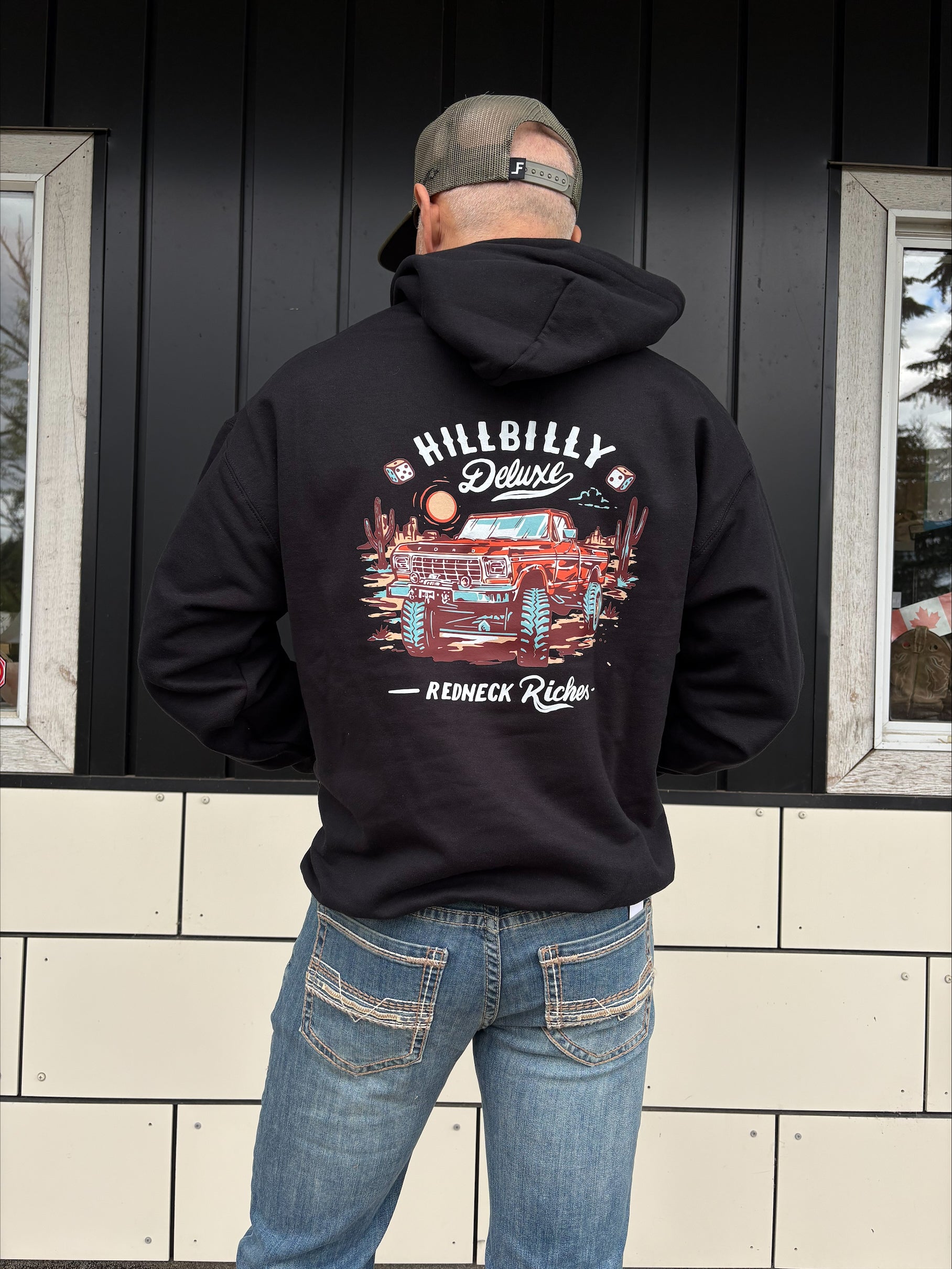 The Original Hillbilly Deluxe Hoodie Next Gen in Black