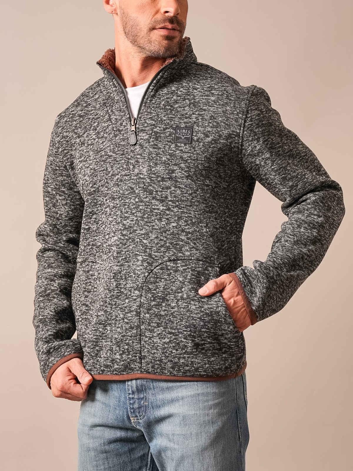 The Fontana Men's 1/4 Zip Hoodie by Kimes Ranch