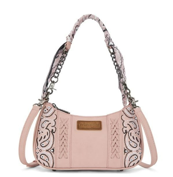 The Bandana Bandit Mini Purse by Wrangler - Baby Pink