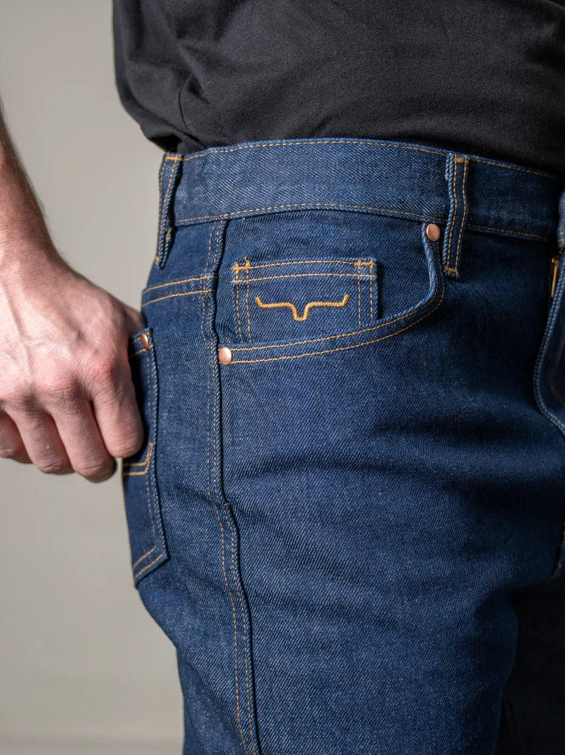 Zach Top Premium Bootcut Men's Jeans by Kimes Ranch - Dk Wash
